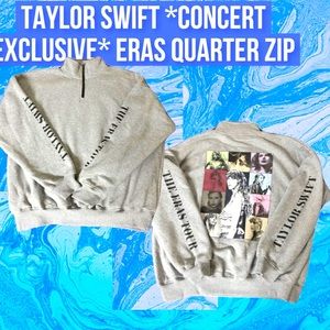 RARE Taylor Swift Eras Tour Concert ONLY Quarterzip